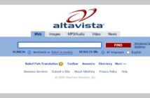 Startseite von AltaVista aus 2007. (Foto: screenshot, Memento vom 13. Juli 2007 von archive.com)
